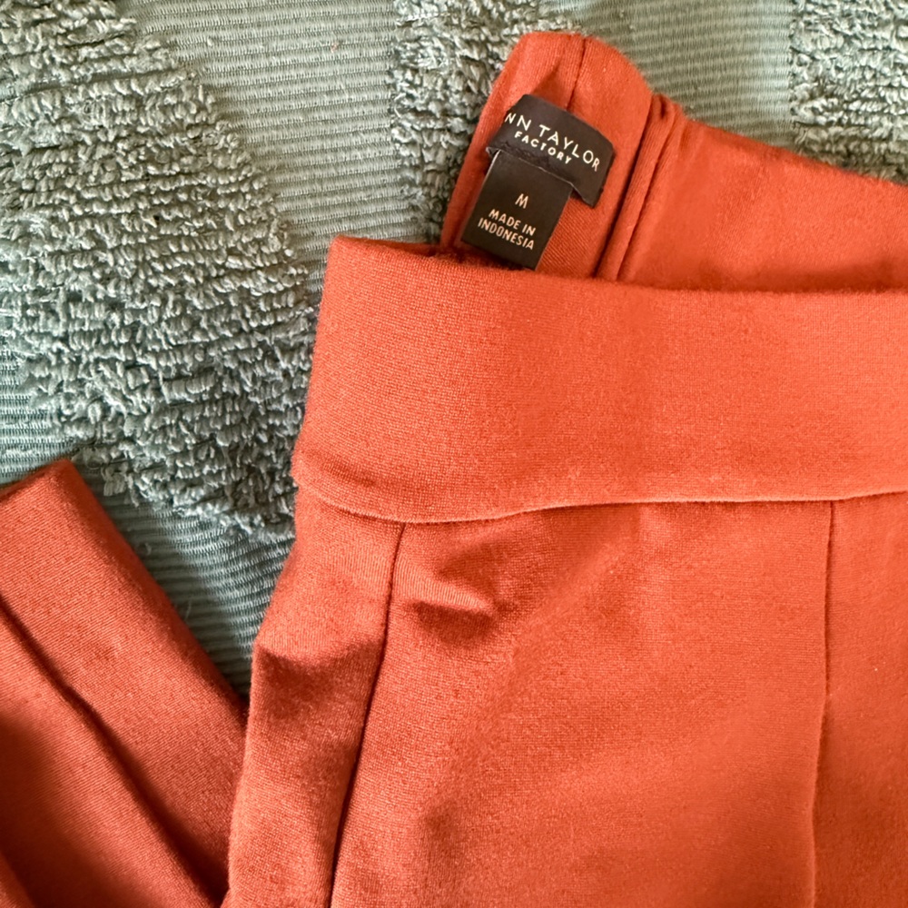 Ann Taylor Terracotta Trousers